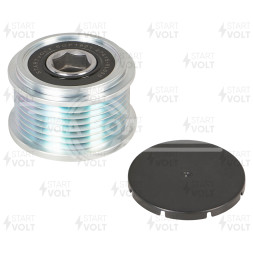 Шкив с обгонной муфтой генератора для автомобилей  Toyota Land Cruiser Prado (09-) 2.8D/3.0D (M17x1,5)