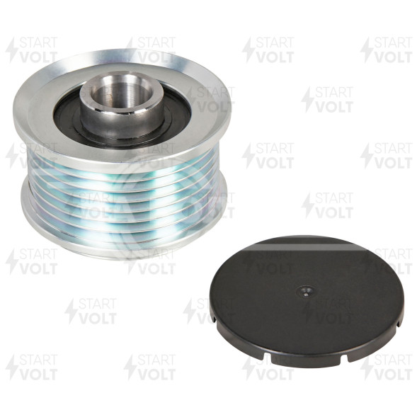 Шкив с обгонной муфтой генератора для автомобилей  Toyota Land Cruiser Prado (09-) 2.8D/3.0D (M17x1,5)