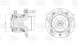 Ступица задняя в сборе с подшипником для автомобиля Chevrolet Cruze (09-)/Opel Astra J (10-) R-16 ABS