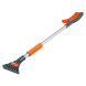 Щетка от снега и льда с эрг-ной рукояткой и мягкой щетиной &quot;Волна&quot; + скребок (85см)