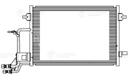 Радиатор кондиционера для автомобилей Passat B5 (96-)