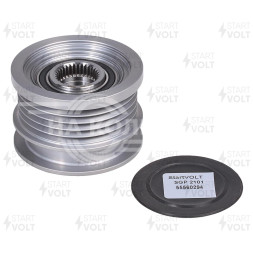 Шкив с обгонной муфтой генератора для автомобилей Opel Astra H (04-) 1.8i