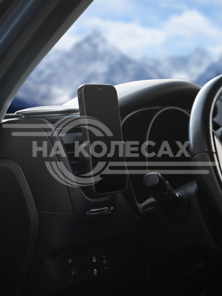 Держатель для телефона автомобильный в дефлектор раздвижной