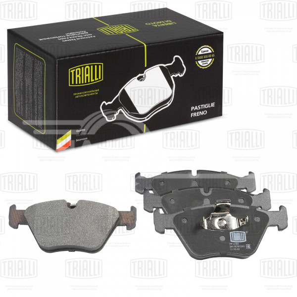 Колодки тормозные дисковые передние для автомобилей BMW 3 (E46) (98-) / X3 (E83) (04-) (PF 4184)