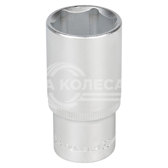 Головка торцевая 1/2&quot; DR шестигранная 30мм глубокая пласт. подвес