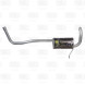 Глушитель для автомобилей Renault Megane (02-) 1.4i/1.6i 16V основной (алюминизированная сталь)