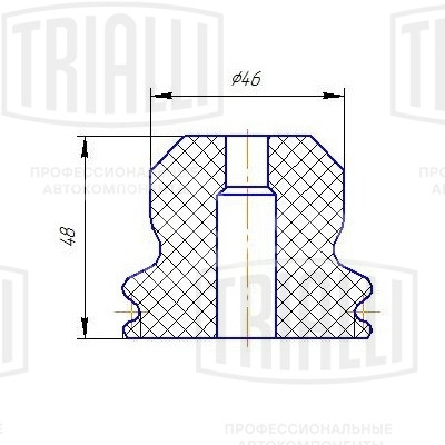 Ремкомплект амортизатора (кожух + отбойник) полиуретан