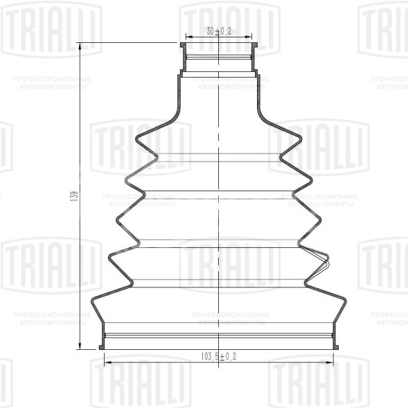 Пыльник ШРУСа наружного для автомобилей Ford Transit Tourneo (06-) 2.2TDCi