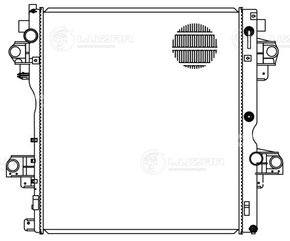 Радиатор охлаждения для автомобилей Toyota Land Cruiser Prado 150 (09-) 3.0D