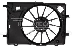 Кожух электровентилятора охлаждения для автомобилей Chevrolet Aveo T300 (11-)/Opel Mokka (13-)