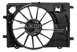 Кожух электровентилятора охлаждения для автомобилей Chevrolet Aveo T300 (11-)/Opel Mokka (13-)