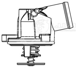 Термостат для автомобилей Mercedes-Benz C (W202) (93-)/E (W210) (95-) [M111] (с корпусом) (87°С)