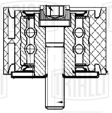 Ролик приводного ремня для автомобилей BMW 5 F10 (10-) 3.0i [N52N; N53] (опорный) (ремень 8PK)