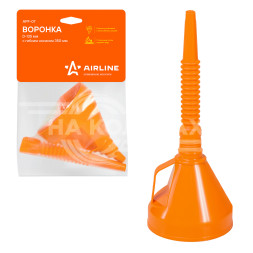 Воронка D-135мм с гибким носиком, L=350мм, латунная сетка, пакет с навершием