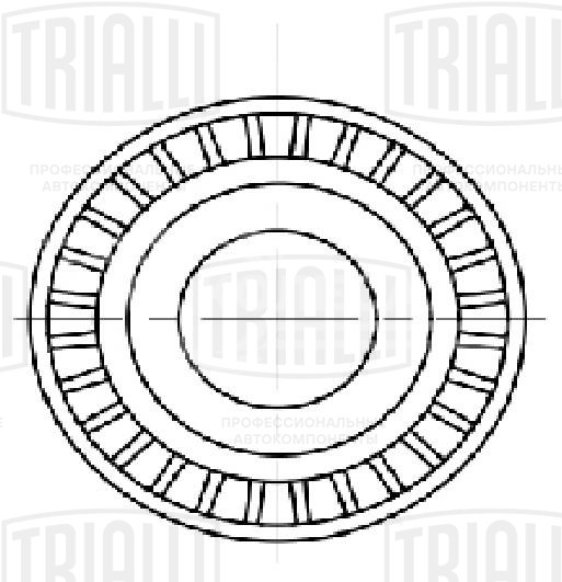 Ролик приводного ремня для автомобилей Ford Focus II (05-)/Peugeot 307 (00-) 1.4d/1.6d опорный d=60