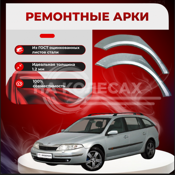 Ремонтные задние арки Renault Laguna 2 универсал