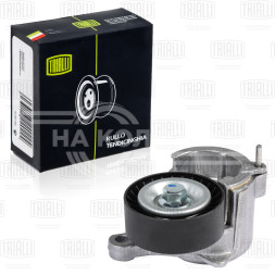 Ролик приводного ремня для автомобилей Peugeot 406 (99-)/407 (04-)/307 (00-)/Citroen C5 (01-) 1.8i/2.0i/2.2i [EW7J, EW10J, EW12J] (с натяжным механизмом)