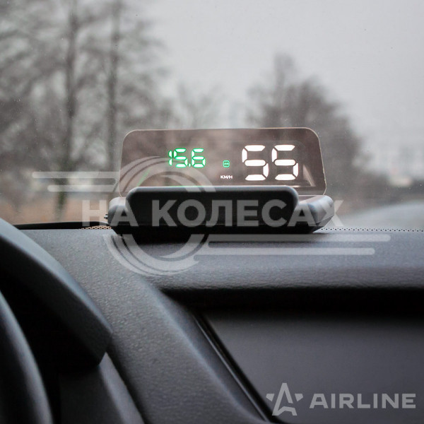 Дисплей проекционный HUD, спидометр с встроенным прямоугольным экраном
