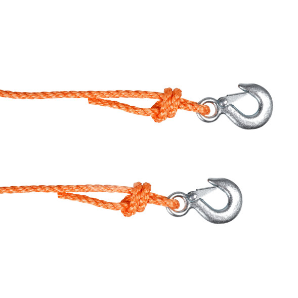 Трос буксировочный канат 3 т, 4 м, 2 крюка