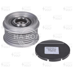 Шкив с обгонной муфтой генератора для автомобилей Opel Astra H (04-) 1.3CDTi/1.4i/Corsa C (00-) 1.2i