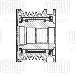 Ролик генератора (обгонная муфта) для автомобиля MB Sprinter (00-) 2.1d/2.7d