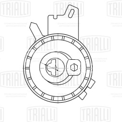 Ролик ГРМ натяжной для автомобилей Peugeot 307 (05-) 2.0i