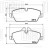 Колодки тормозные для автомобилей BMW 1 (E81/87) (04-) / Mini Cooper (06-) дисковые передние