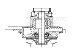 Насос водяной для автомобилей VW Golf VI (08-)/Passat B6 (05-) 1.8TSi/2.0TSi (без корпуса)