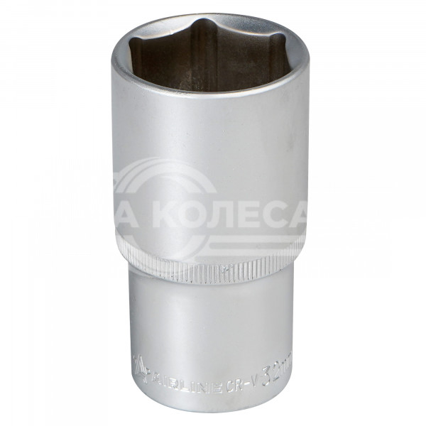 Головка торцевая 1/2&quot; DR шестигранная 32мм глубокая