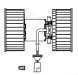 Электровентилятор отопителя для автомобилей Iveco Starlis (02-) (T-образ. разъем)