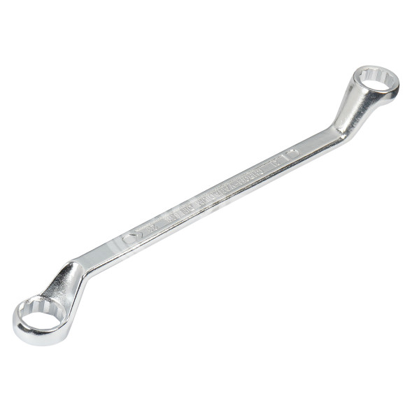 Ключ накидной с изгибом 21х23мм пласт. подвес