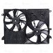 Электровентилятор охлаждения для автомобилей Chevrolet Captiva (06-)/Opel Antara (07-) (2 вент.) (с кожухом)