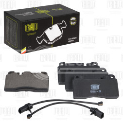 Колодки тормозные дисковые передние для автомобилей Audi A6 (11-) / A7 (10-) / Q5 (08-) (в комплекте с 2-мя датчиками)