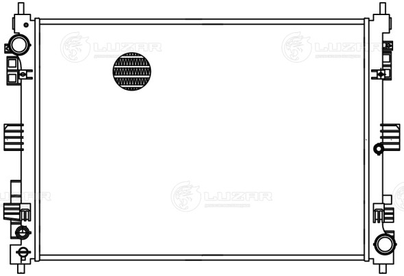 Радиатор охлаждения для автомобилей Haval F7 (19-)/F7x (19-) 1.5T/2.0T