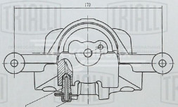 Суппорт тормозной для автомобилей Kia Ceed (07-)/Hyundai i30 (07-) передний правый d=57мм