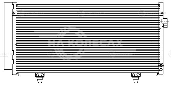 Радиатор кондиционера для автомобилей Forester S12 (08-) 2.0i/2.5i