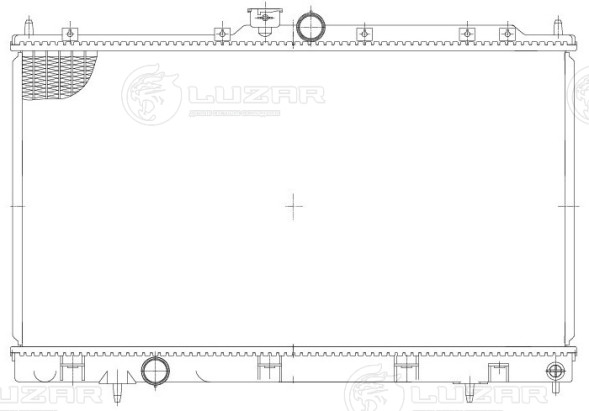 Радиатор охлаждения для автомобилей Lancer IX (00-) 1.3i/1.6i/2.0i MT