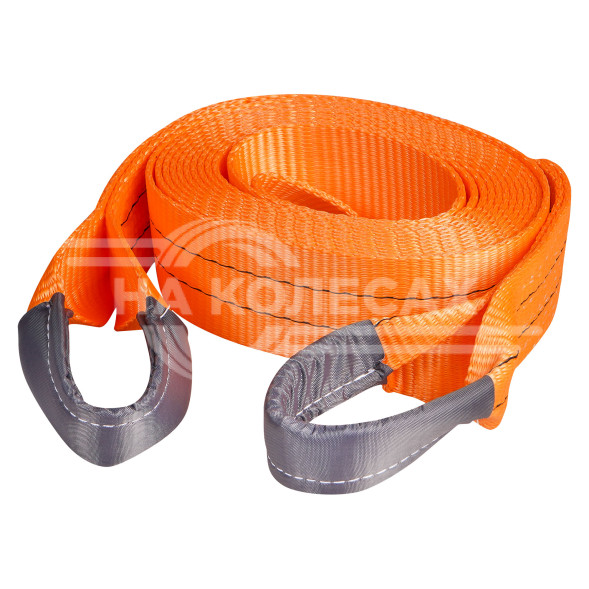 Трос VIP буксировочный лента 20 т, 6 м, без крюков, сумка