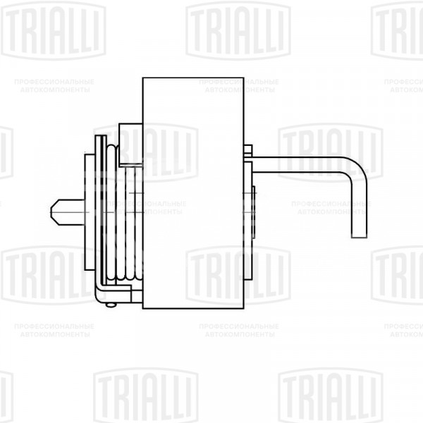 Ролик ГРМ для автомобилей Land Rover Discovery (04-) 2.7d/3.0d натяжной