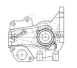 Насос водяной для спецтехники МТЗ-1221/МАЗ 5551 с двиг. ММЗ-260