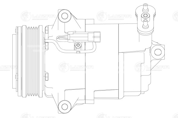 Компрессор кондиционера для автомобилей Astra H (04-) 1.6i/1.8i