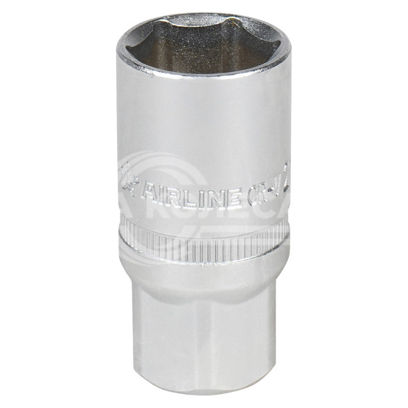 Головка торцевая 1/2&quot; DR шестигранная 21мм свечная с резиновым фиксатором