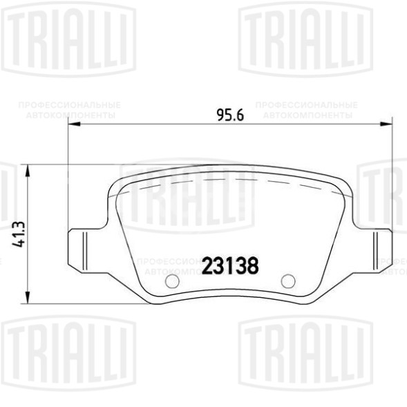 Колодки тормозные для автомобилей Mercedes A (W168) (97-) / A (W169) (04-) / B (W245) (05-) дисковые задние
