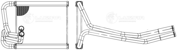 Радиатор отопителя для автомобилей Soul (09-)