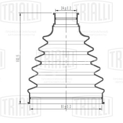 Пыльник ШРУСа наружного для автомобилей Toyota Highlander (08-) 3.5i