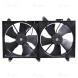 Электровентилятор охлаждения с кожухом для автомобилей Chevrolet Epica (06-) (2 вент.) (с кожухом)