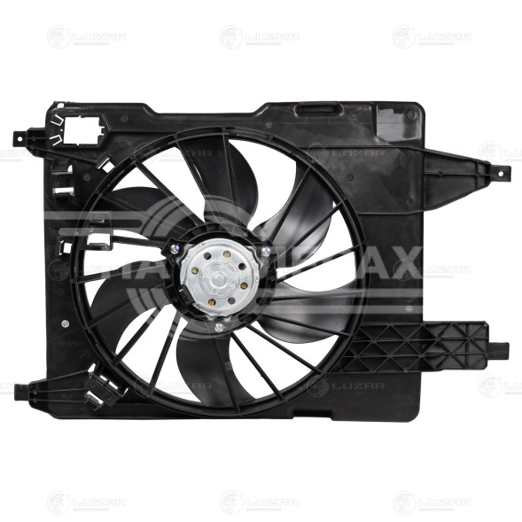 Электровентилятор охлаждения для автомобилей Renault Megane II (03-)/Kangoo I (97-) (с кожухом) A/C+