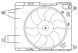 Электровентилятор охлаждения для автомобилей Renault Megane II (03-)/Kangoo I (97-) (с кожухом) A/C+