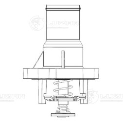Термостат для автомобилей Opel Astra H (04-)/Corsa D (06-) 1.6T (с алюминиевым корпусом)