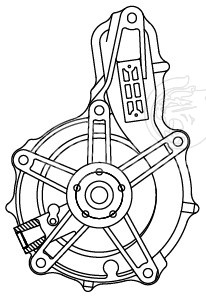 Насос водяной для автомобилей Volvo Truck FH (02-)/Renault Magnum (04-) [D9/11/13/16; DXi11/13]